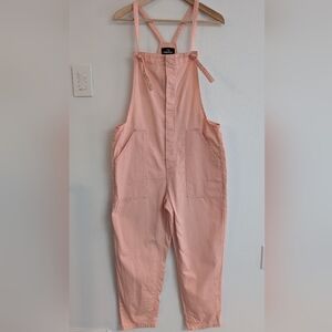 Vintage Jordache Peach Denim Overalls Size M